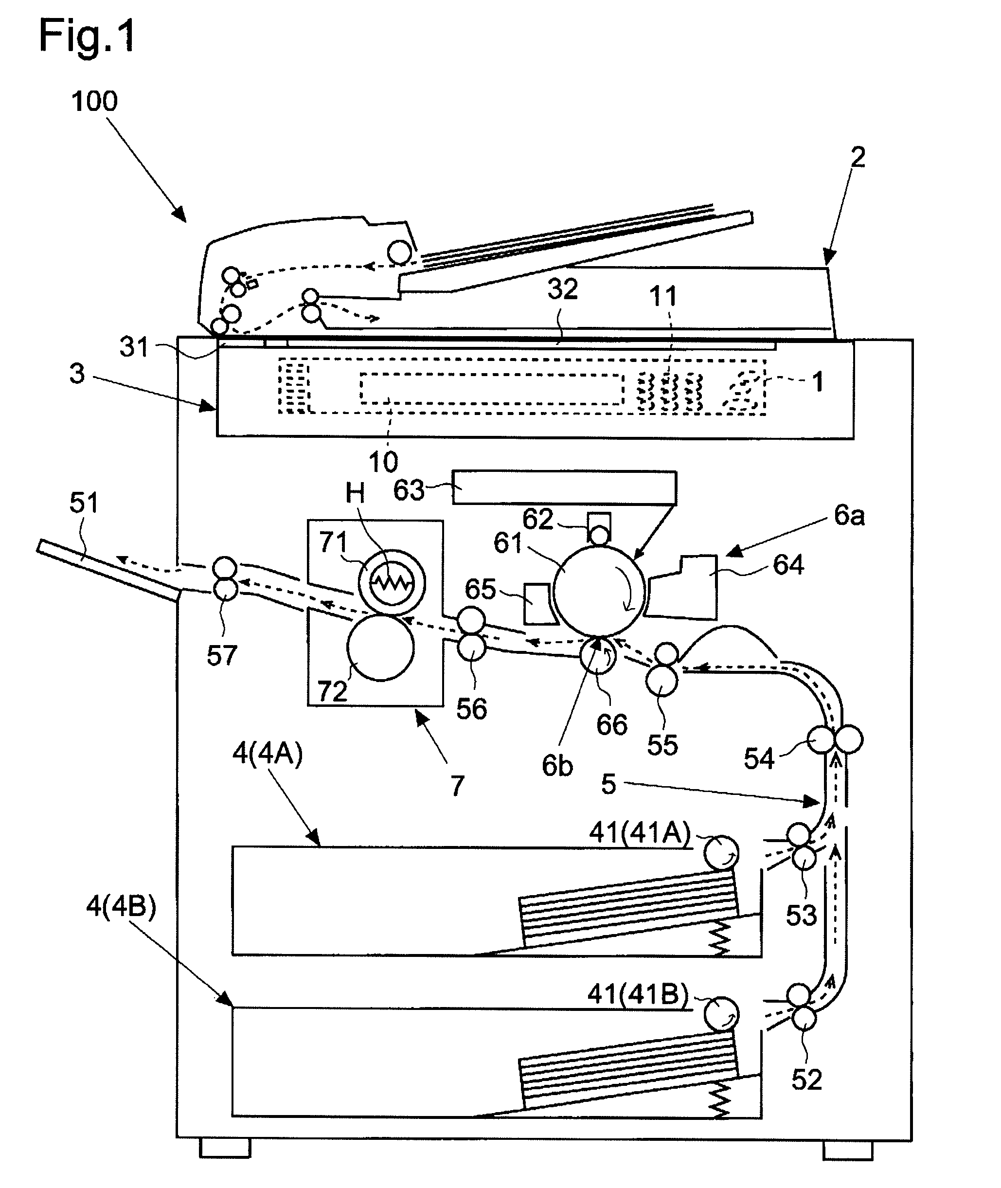 Image forming apparatus with heater control and error detection, and control method for the same