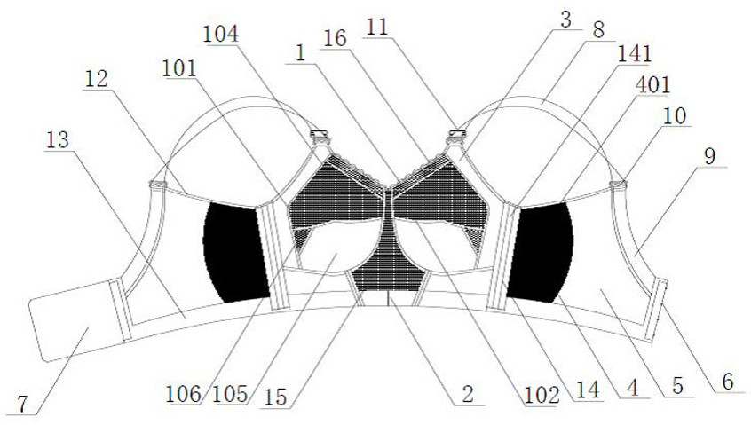 3D wrapping adjusting type bra