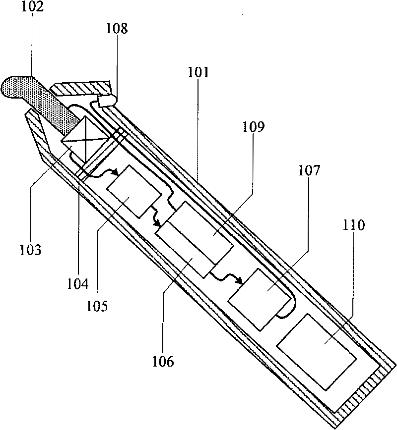 Electronic handwriting pen with function of detecting pressure value