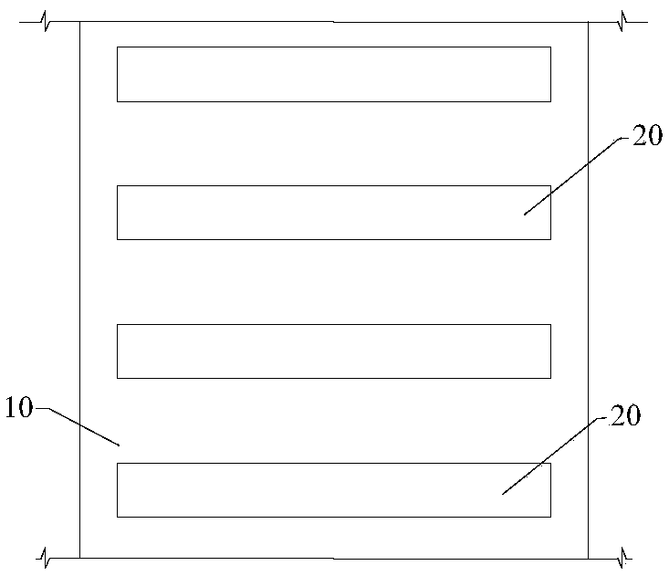 Ballastless track structure with lateral dynamic load balance on sleeper side