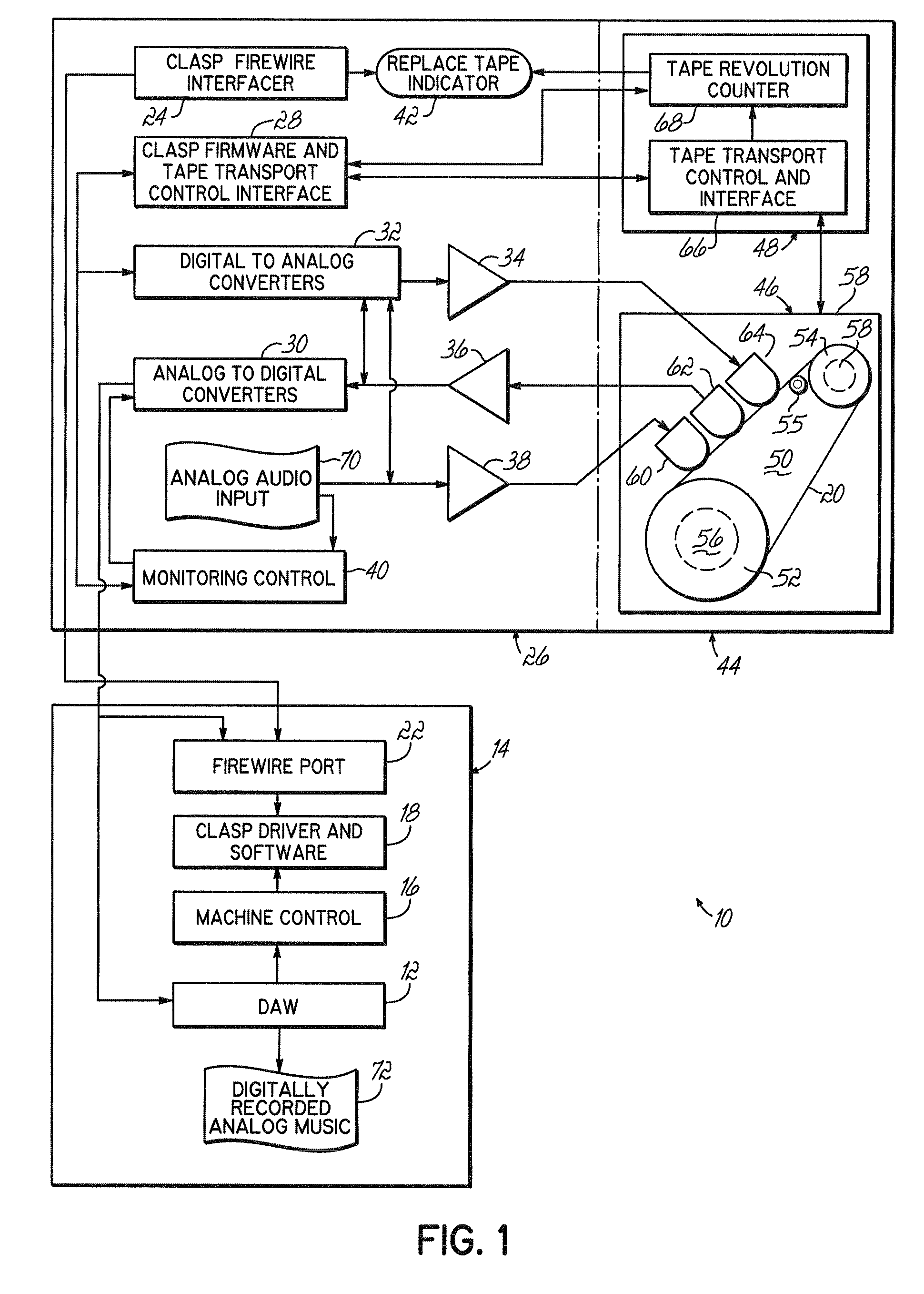 Closed loop analog signal processor ("clasp") system