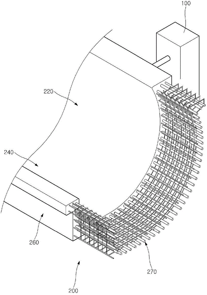 Construction method of bobsled arena using high performance wet shotcrete composition