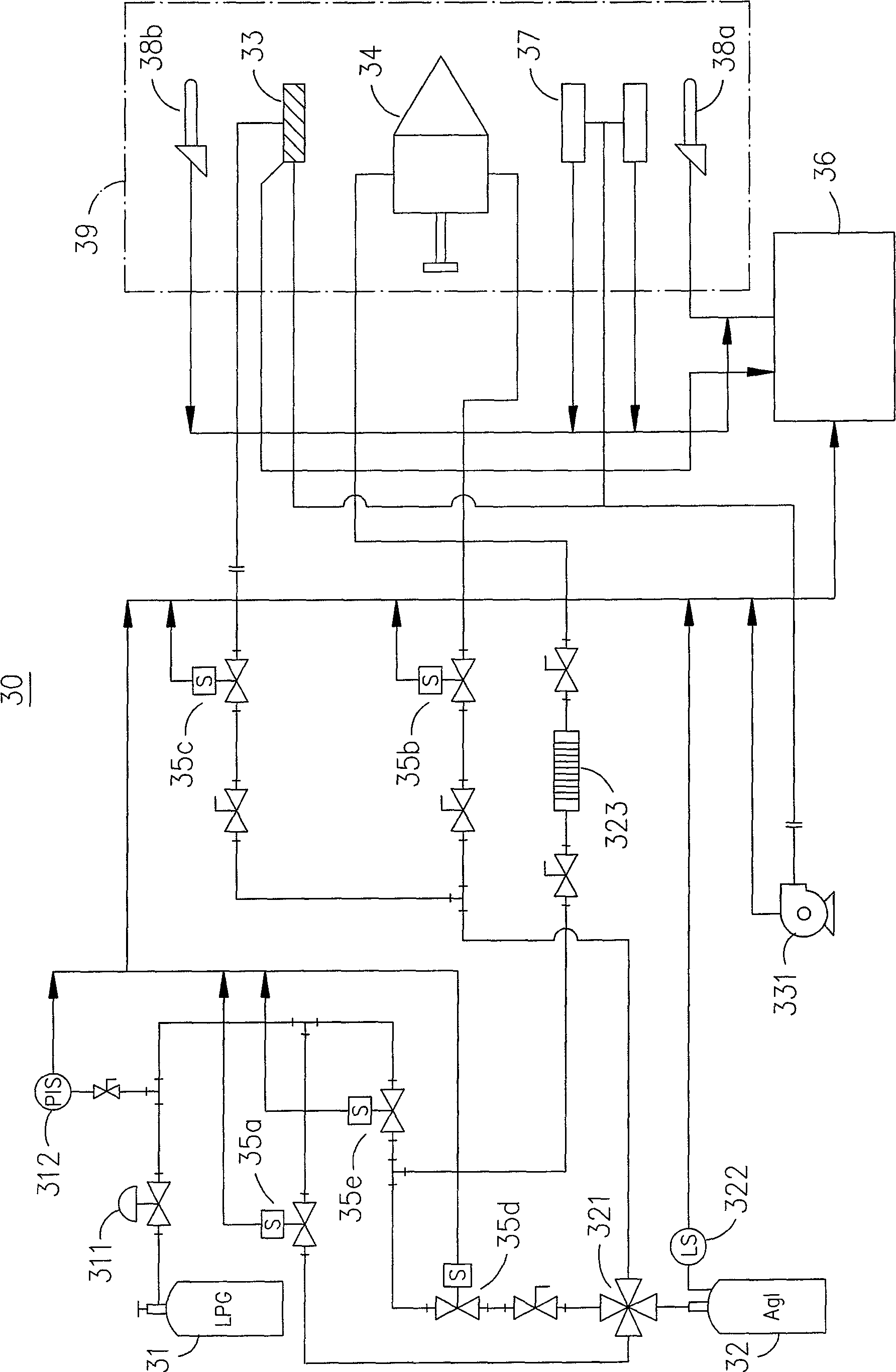 Ground artificial rain device wireless network control system