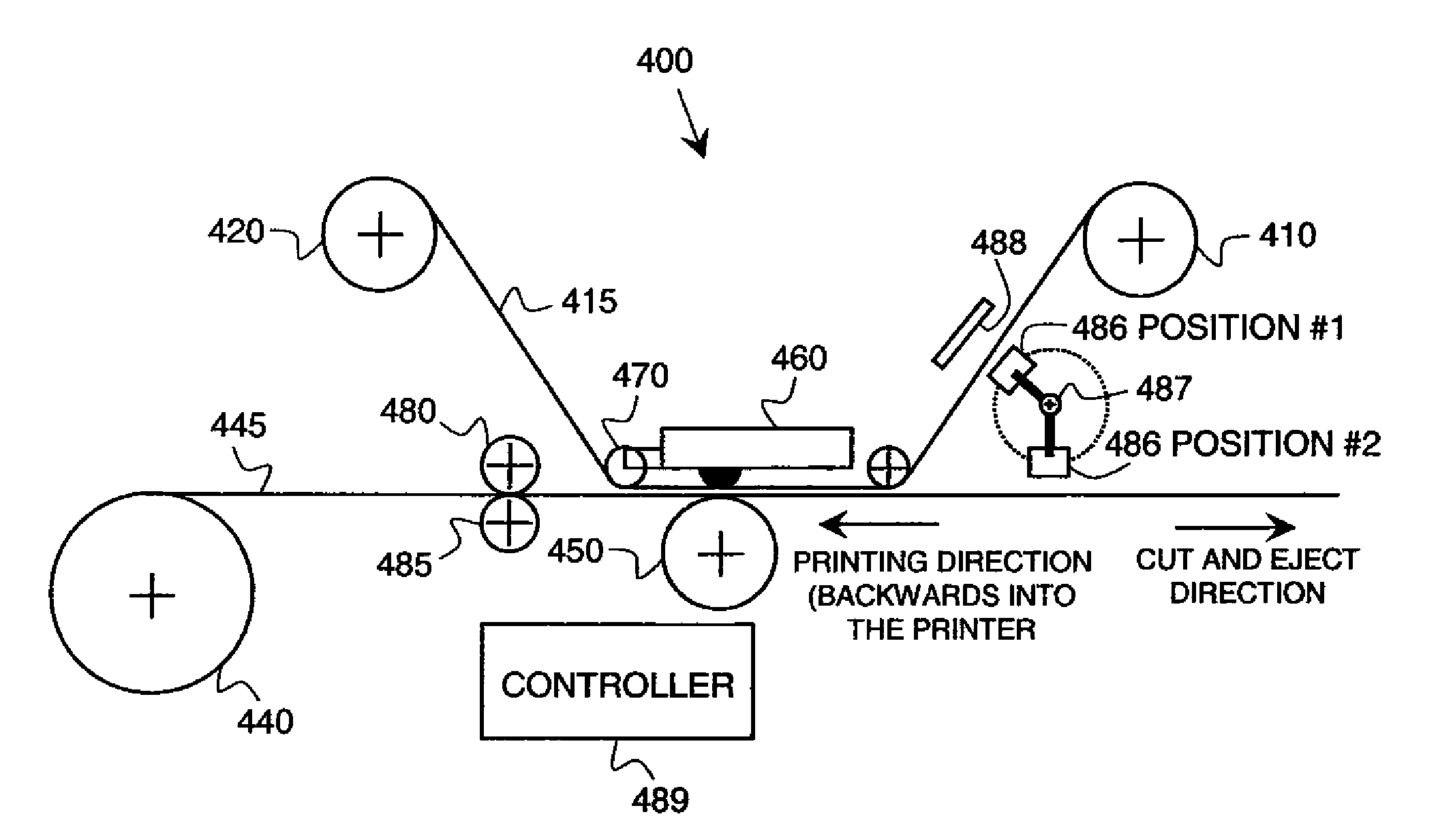 Dual-use sensor assembly for a thermal printer