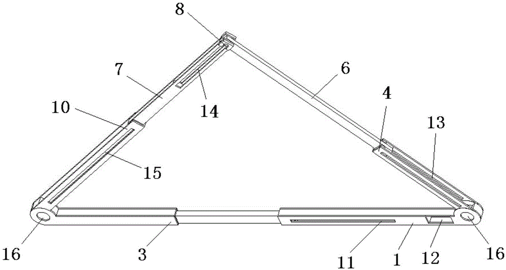 Multifunctional drawing ruler