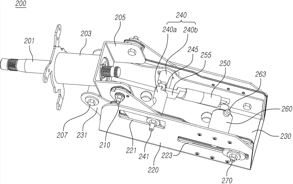 Steering column for vehicle