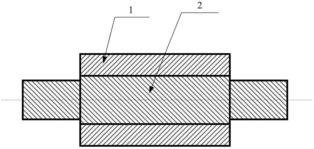 A kind of wear-resistant casting high-speed steel composite roll and preparation method thereof