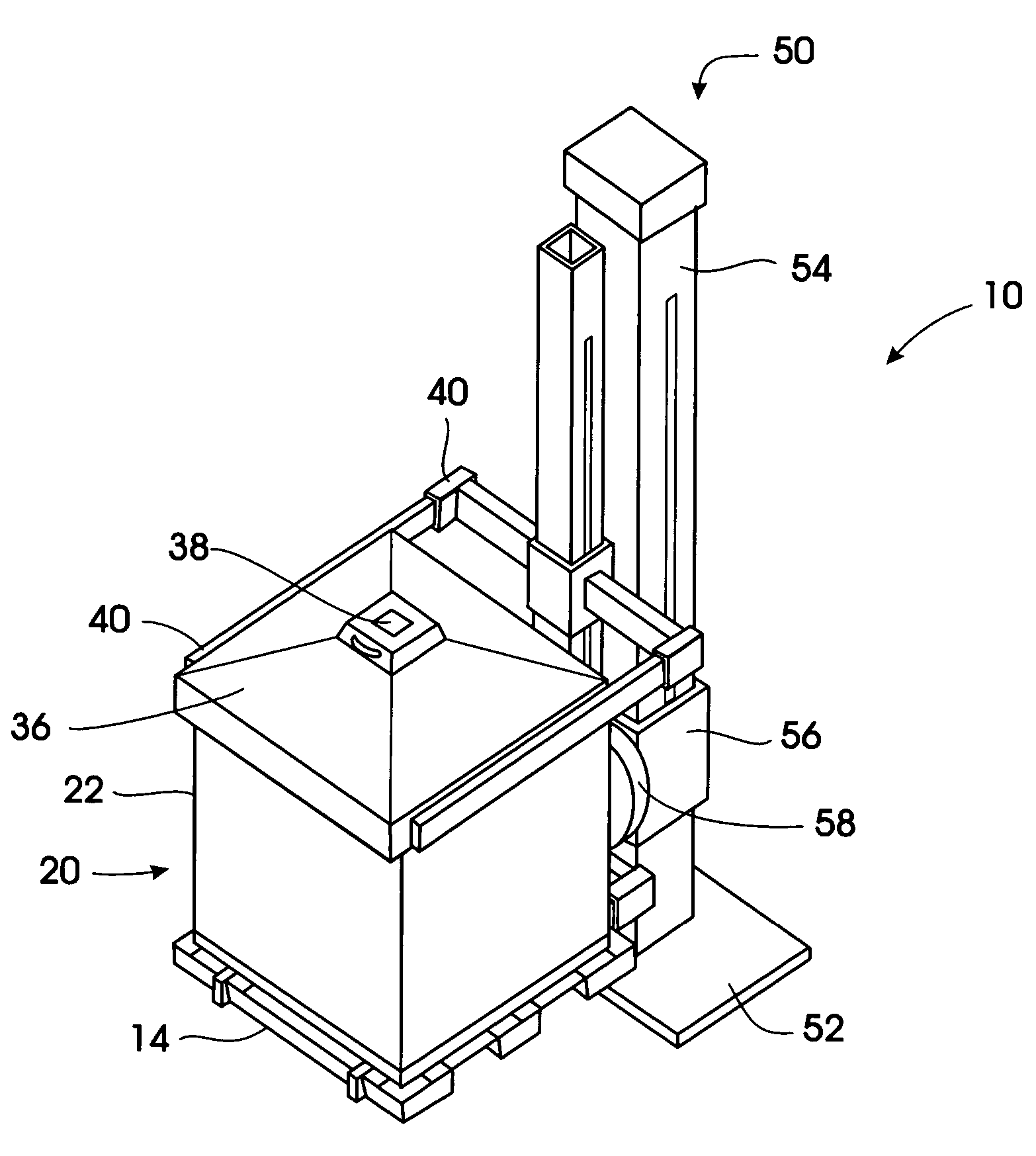 Dispensing system for returnable bulk containers