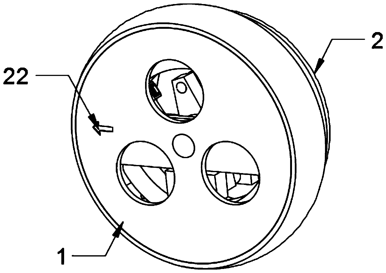 Wheel for automatically controlling speed of hand-pulled forklift