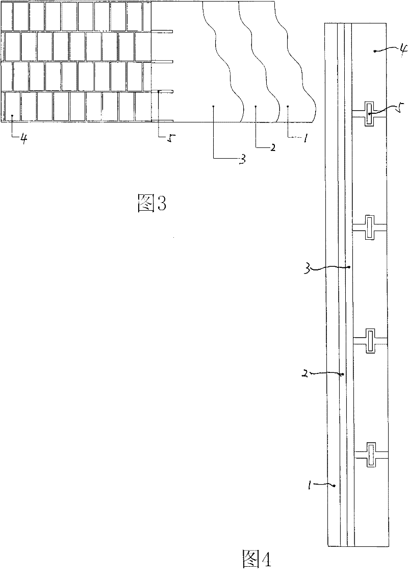 Chimney paste type anti-corrosion layer and construction method