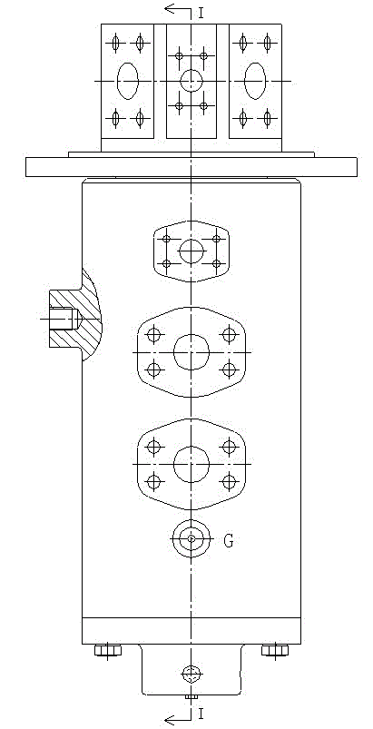 Hydraulic swivel connector with electric brush