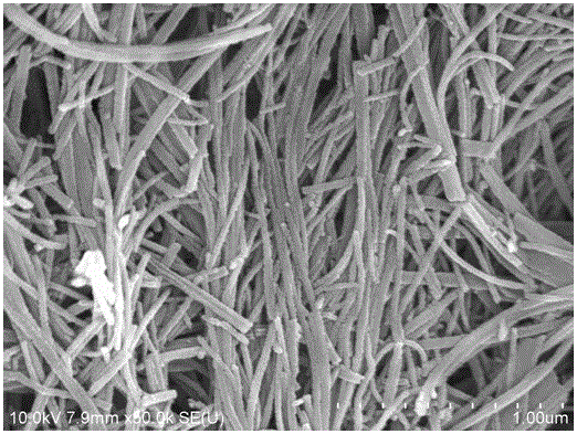 Silicon dioxide nanowire preparation method