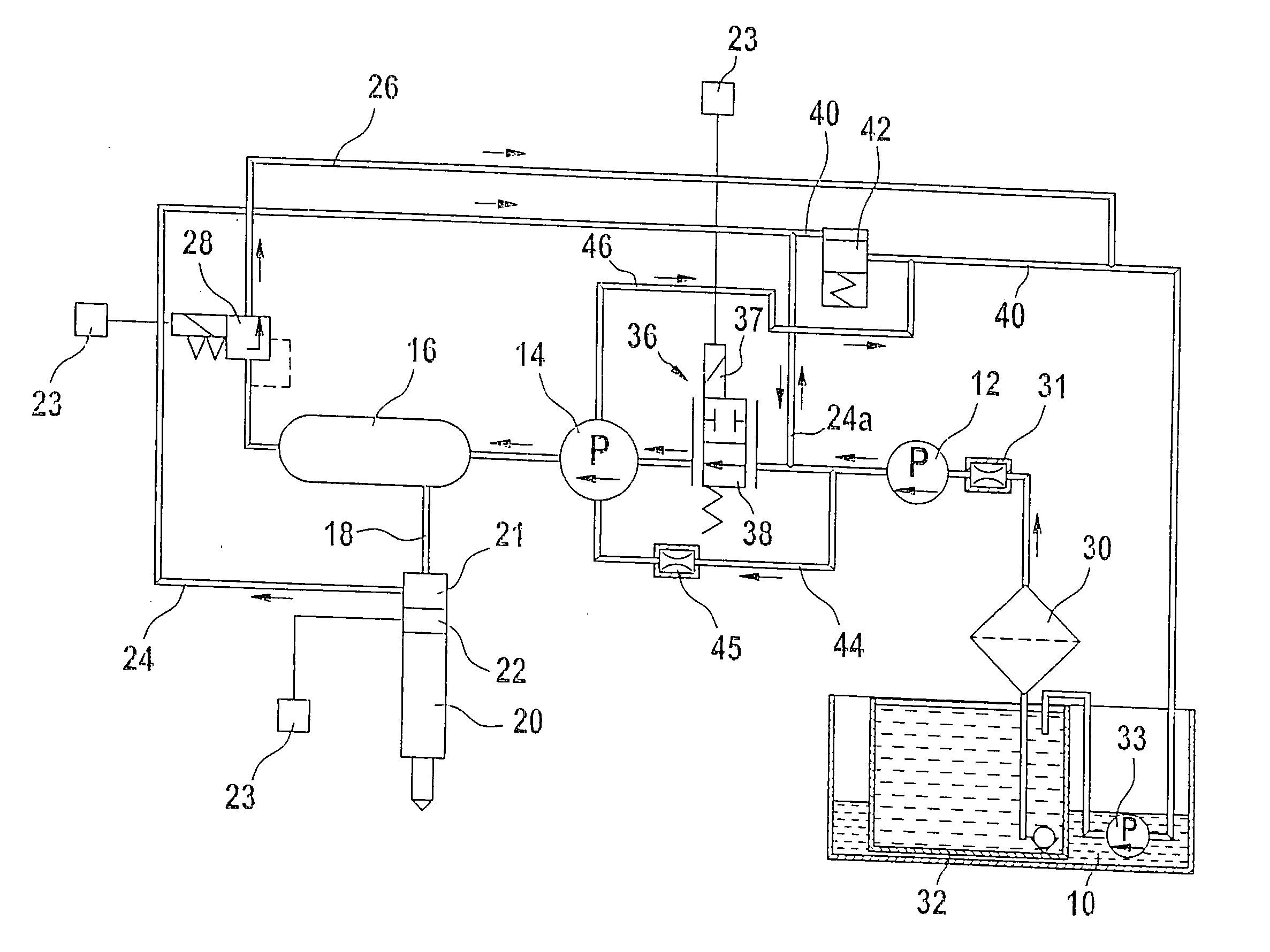 Fuel injection device for an internal combustion engine