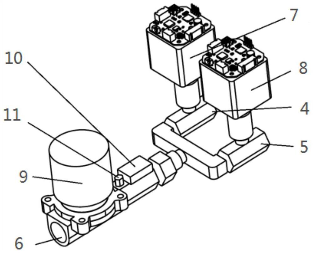 Novel electronic temperature control water mixing device