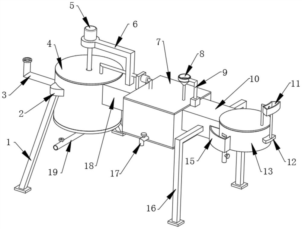 Rural sewage resource utilization and sewage treatment device