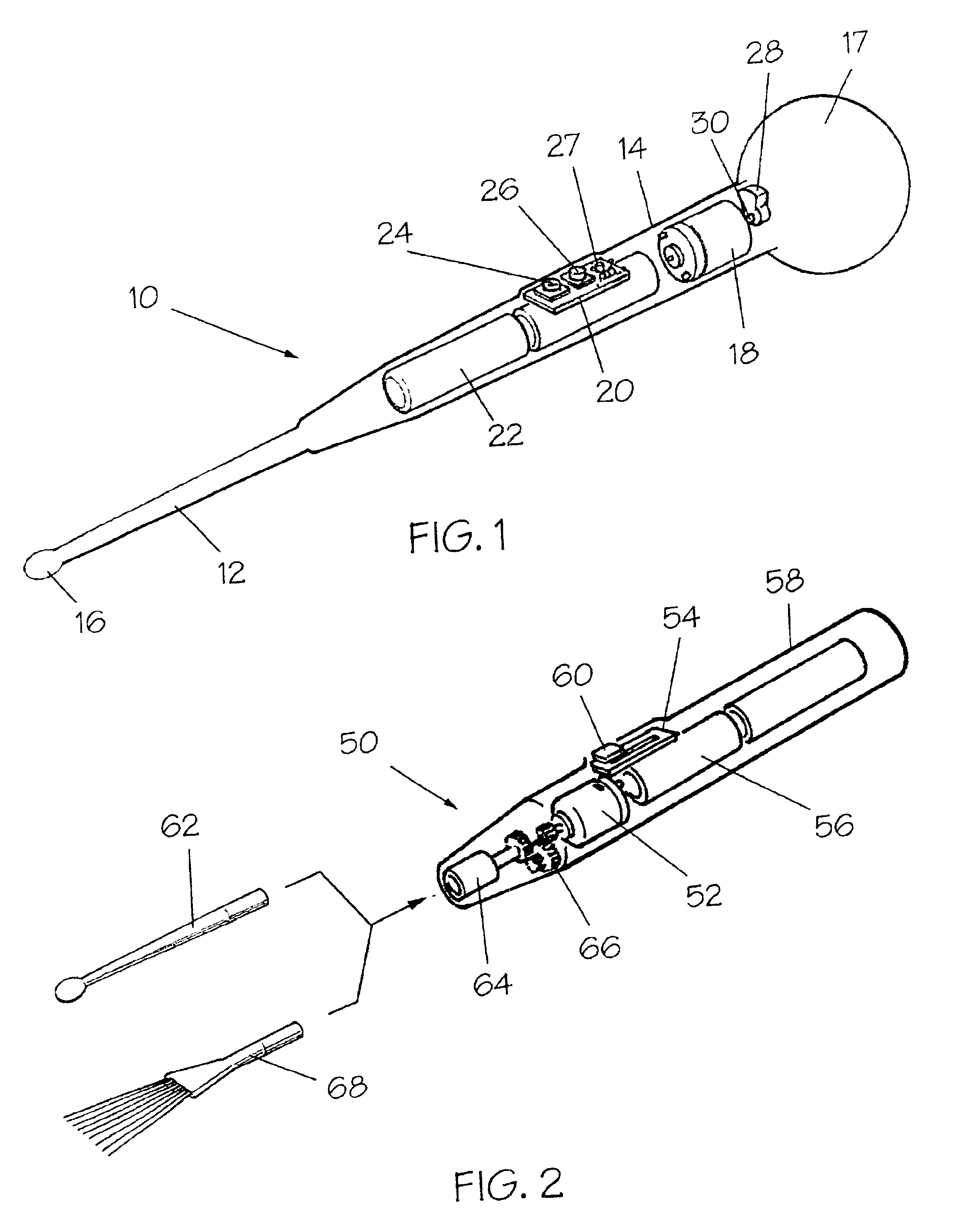 Motorized percussion devices