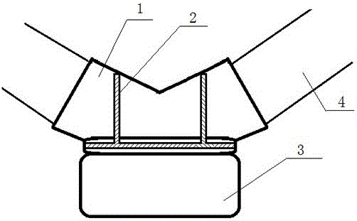 Ventilator condensate backflow prevention device