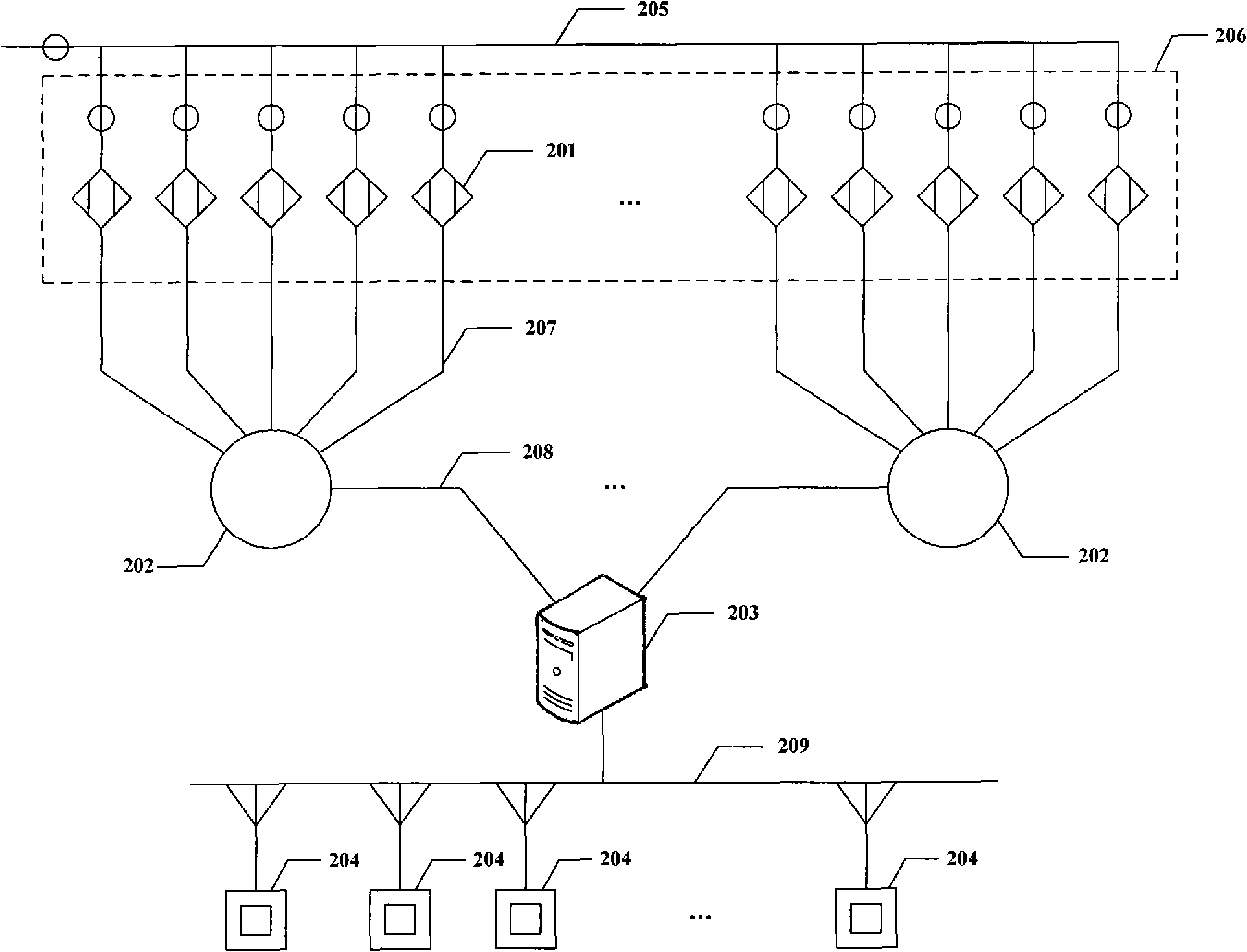 Application system for monitoring stress deformation of tunnel