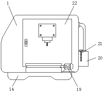 Numerical control machine tool capable of enabling workpiece to be installed conveniently and detecting pressure