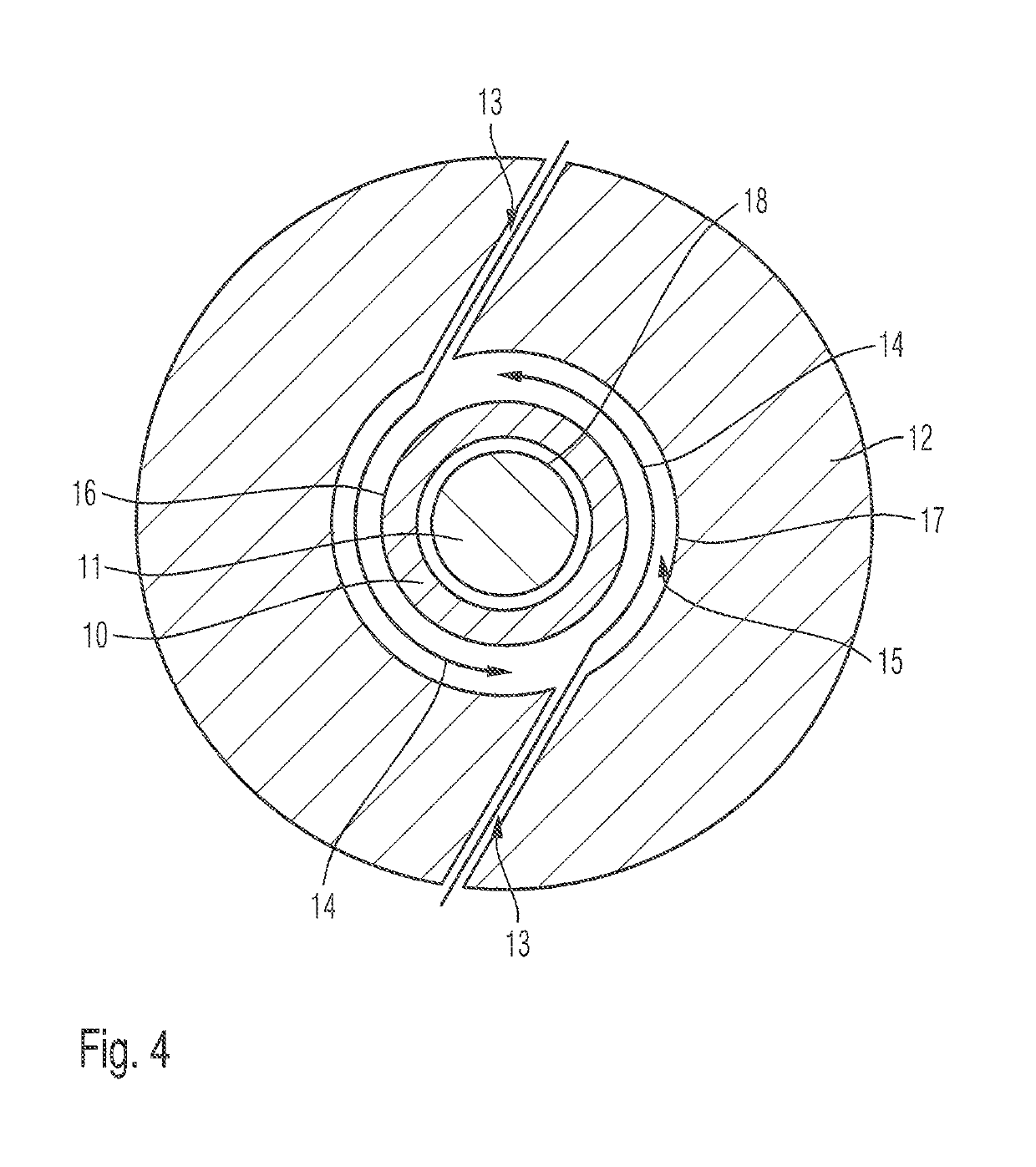 Fluid flow machine using a gaseous medium for temperature control of a dry gas seal