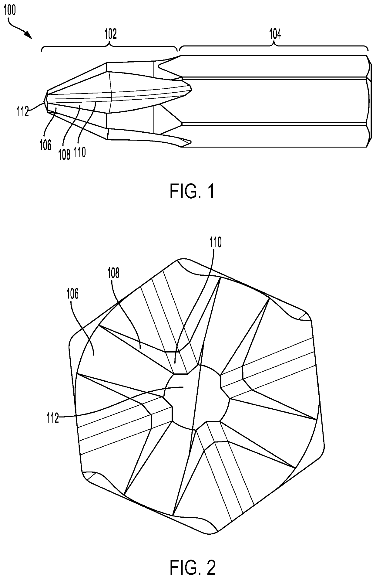 Fastener Retention and Anti-Camout Tool Bit