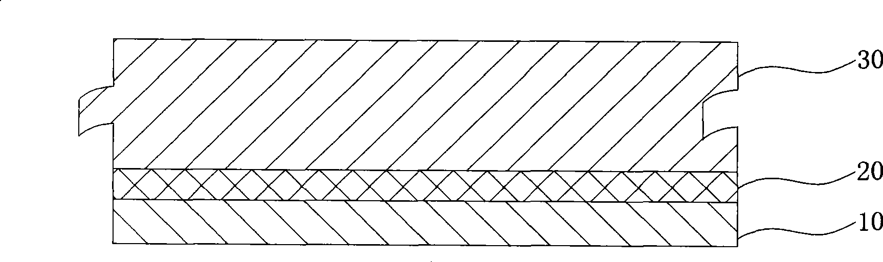 Novel composite flooring, mold thereof and processing method