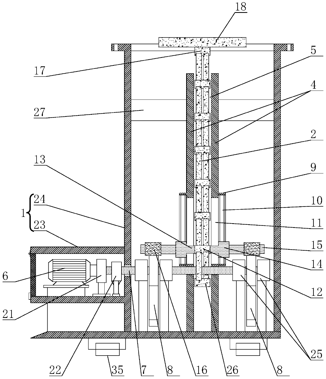 Lifting device for building materials