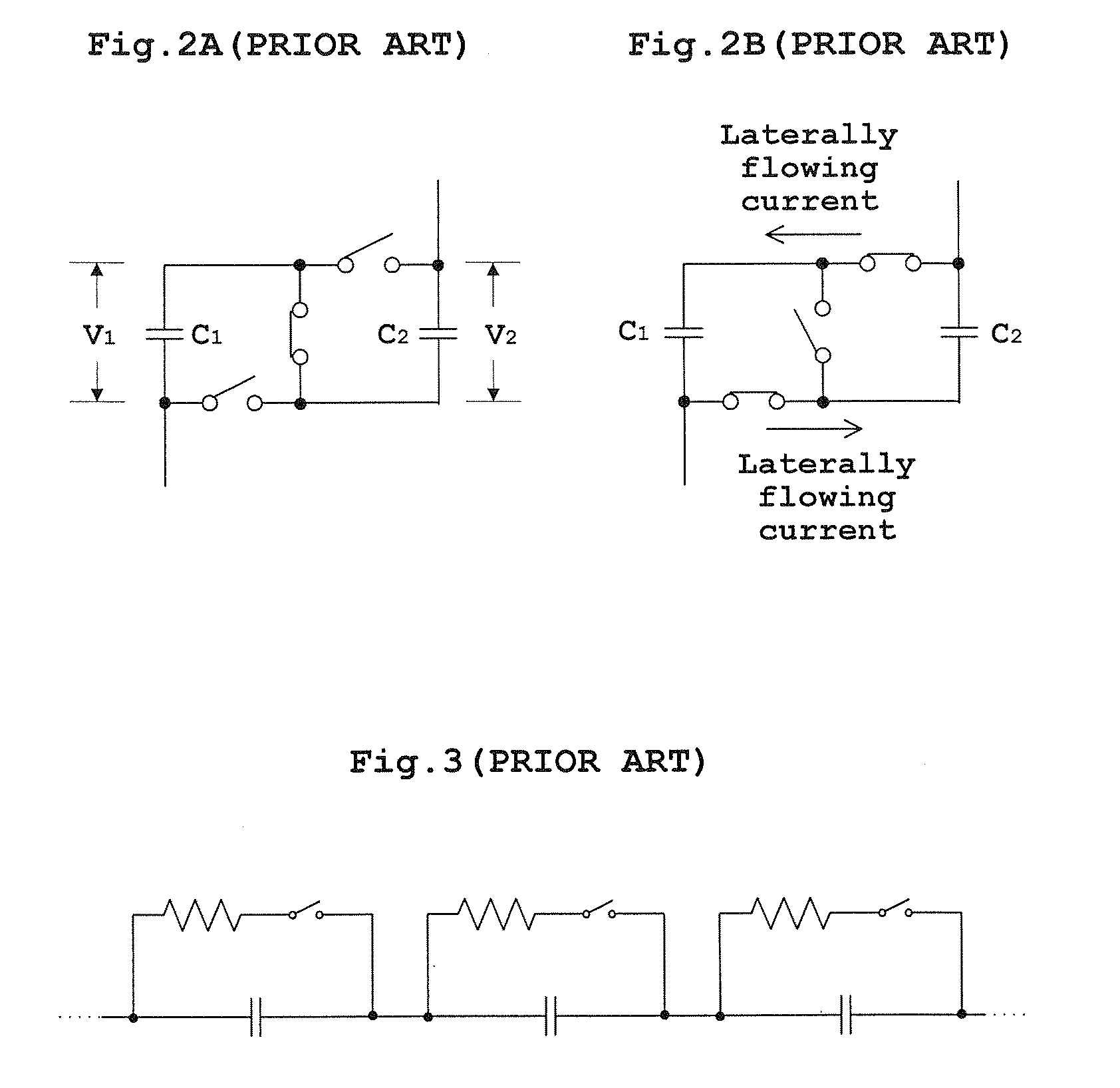 Electric power storage system using capacitors and control method thereof including serial-parallel switching means for each circuit block of batteries based on descending order of block voltages