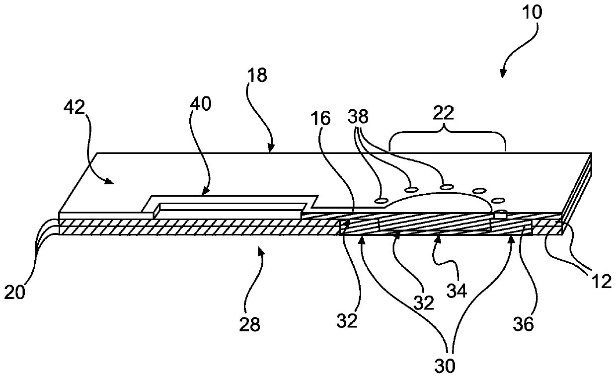 Printed circuit board for a radar level measurement device with waveguide coupling