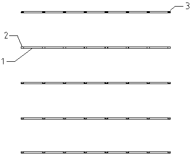Profile-steel-based steel bar storage yard manufacturing method