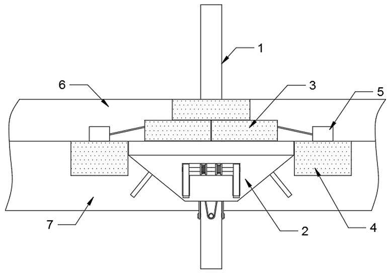 Pile foundation structure of precast pile and intelligent auxiliary construction method