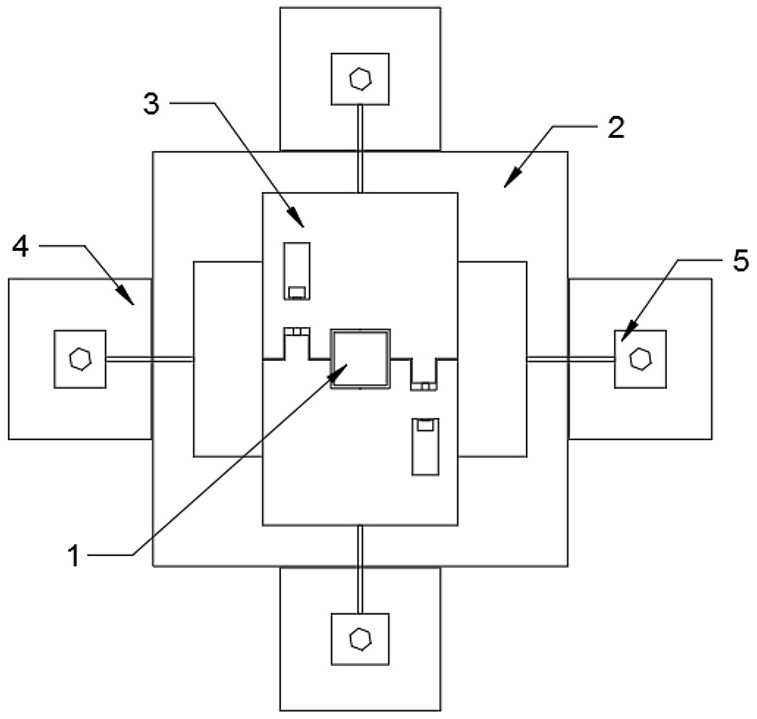 Pile foundation structure of precast pile and intelligent auxiliary construction method