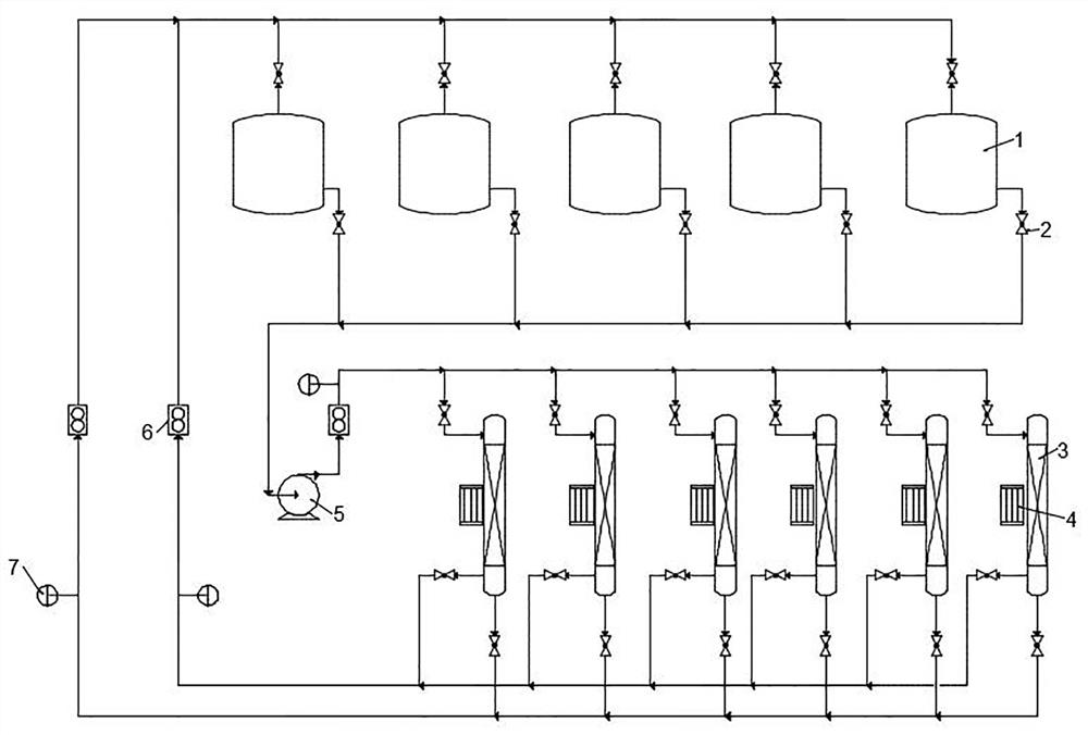 Chemical cleaning and sewage treatment process of reverse osmosis membrane