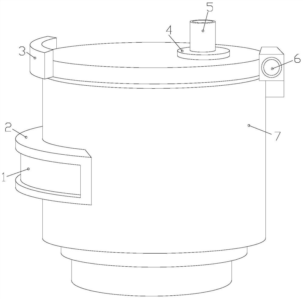 An anti-stick cap petroleum asphalt heating device judging the quality according to the consistency