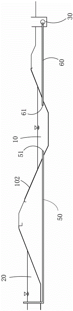 A process water regulating tank repair system and repair method