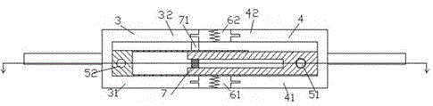 A bridge with self-cleaning expansion joint device with contact sensor