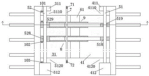 A bridge with self-cleaning expansion joint device with contact sensor