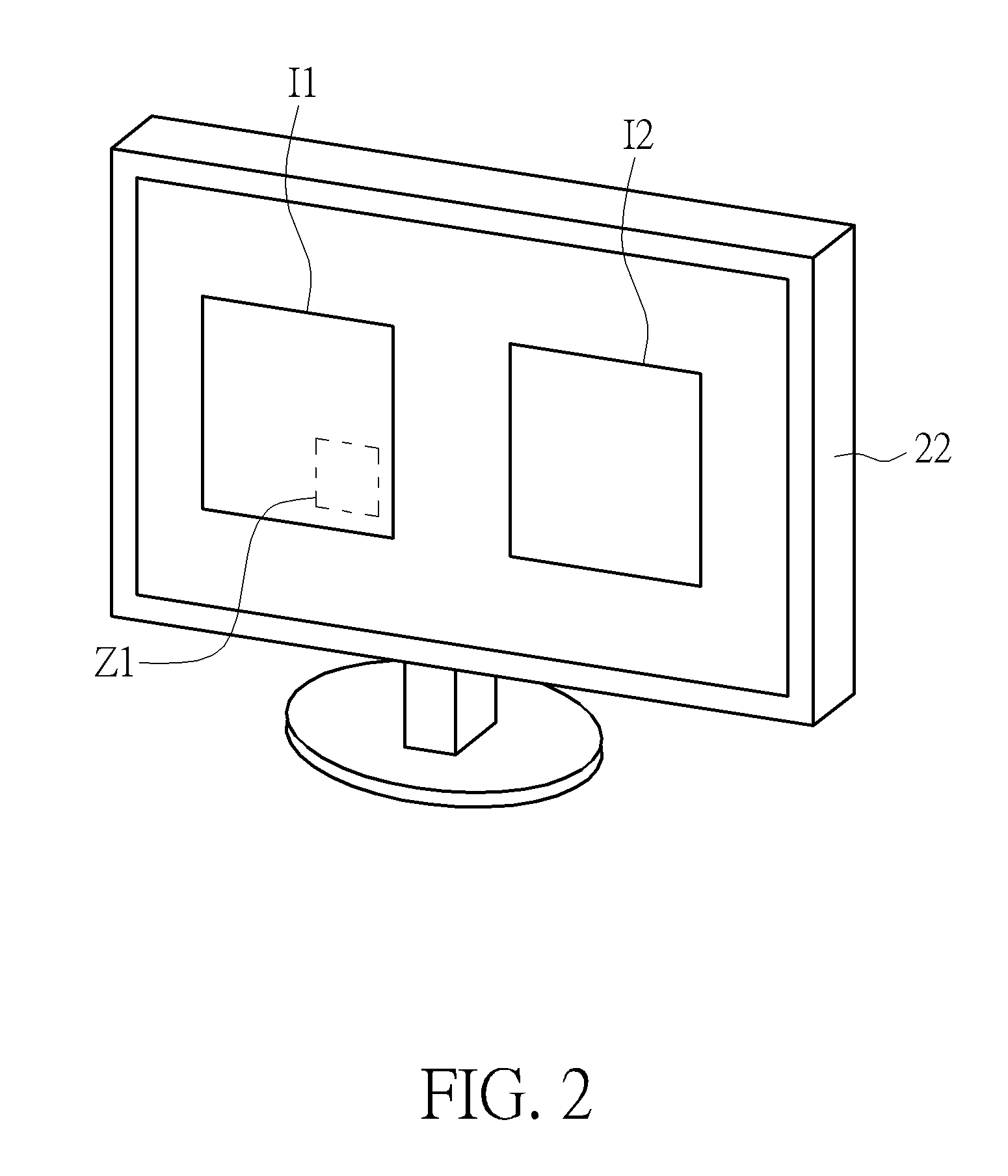 Camera system with a full view monitoring function