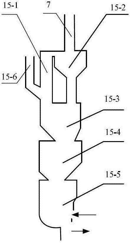 Device and method for carrying out granulation treatment and residual heat utilization on liquid-state furnace slag