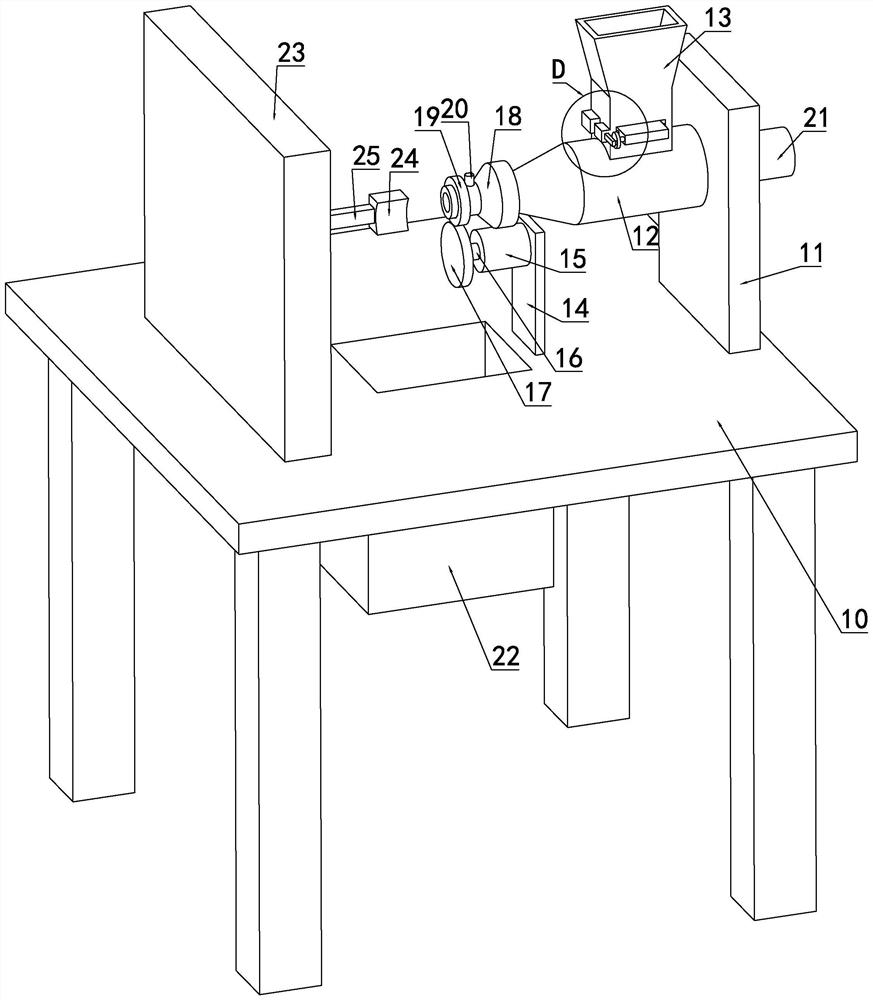 Cotton swab grinding and polishing equipment for cotton swab production