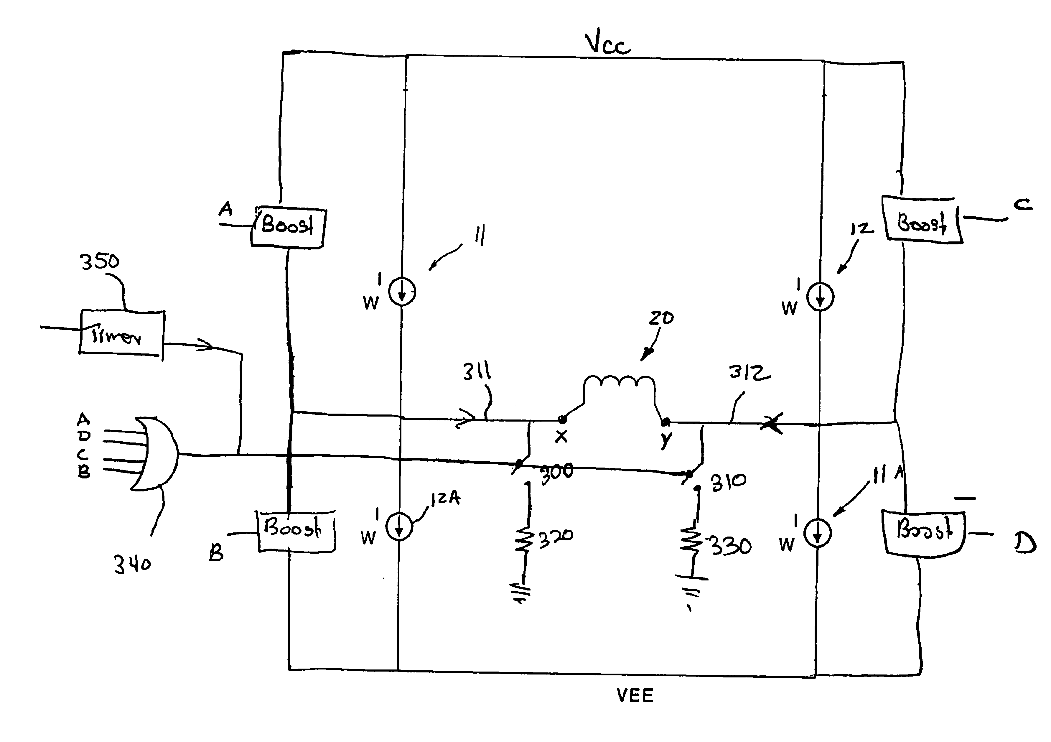 Damping resistor boost writer architecture