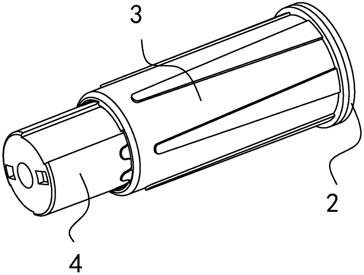 Improved rotary safe insulin injection needle