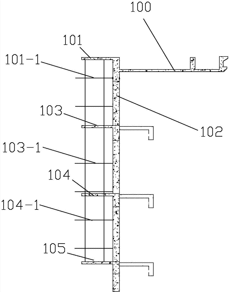 High-altitude long-span overhung cornice formwork supporting system and constructing method thereof