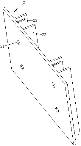 Fabricated building curtain wall and mounting method thereof