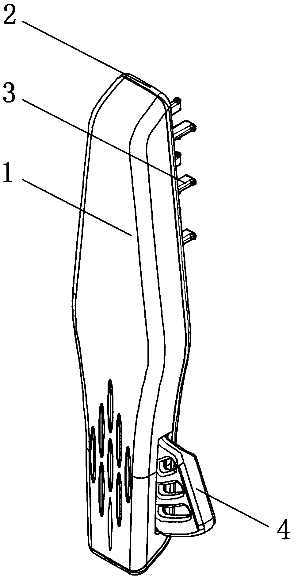 Handheld novel hair comb device for hairstyle manufacturing