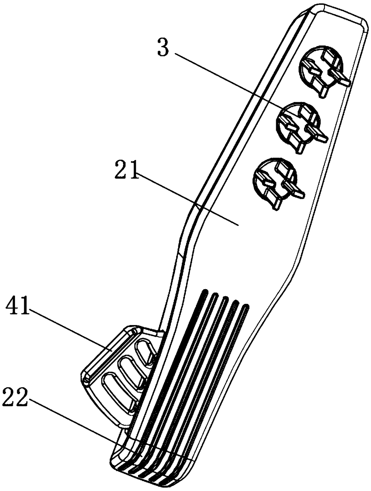 Handheld novel hair comb device for hairstyle manufacturing