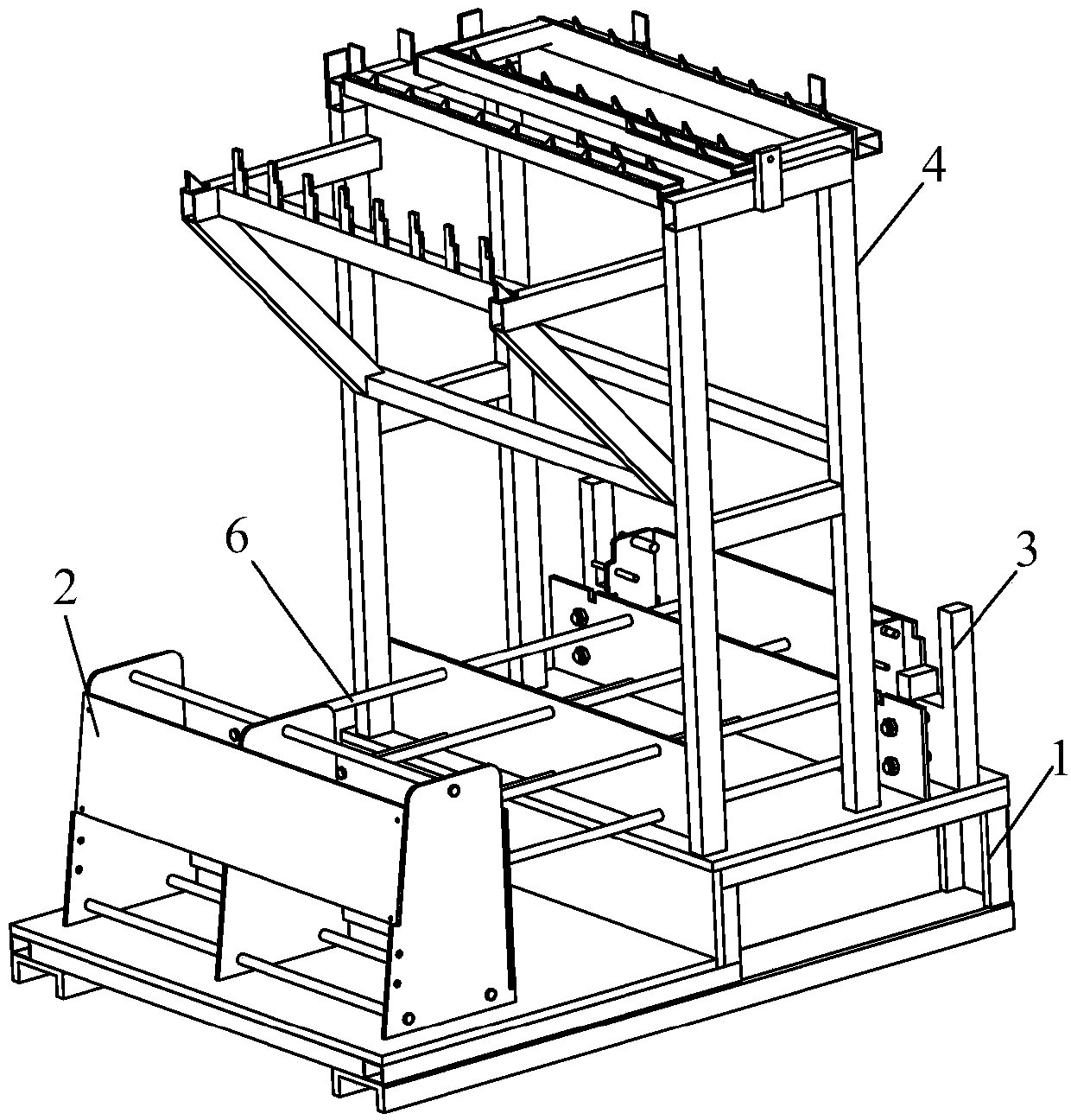 Assembling and welding fixture for forklift overhead guard