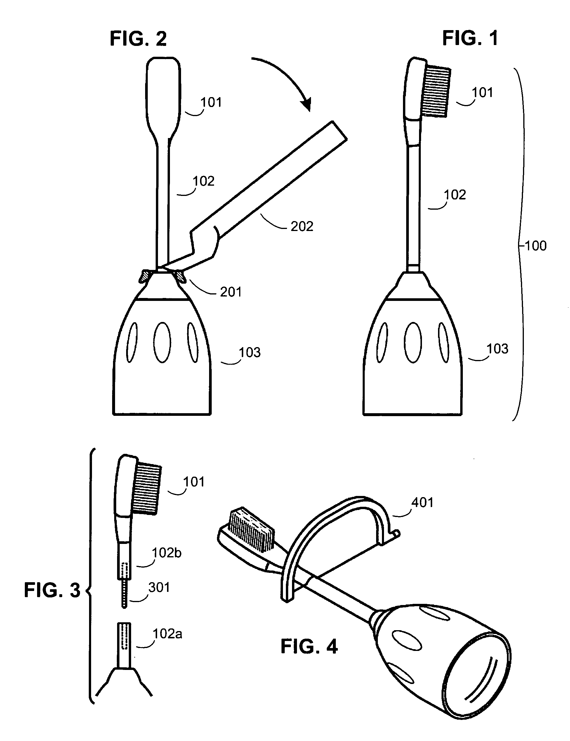 Electric toothbrush head replacement system and method