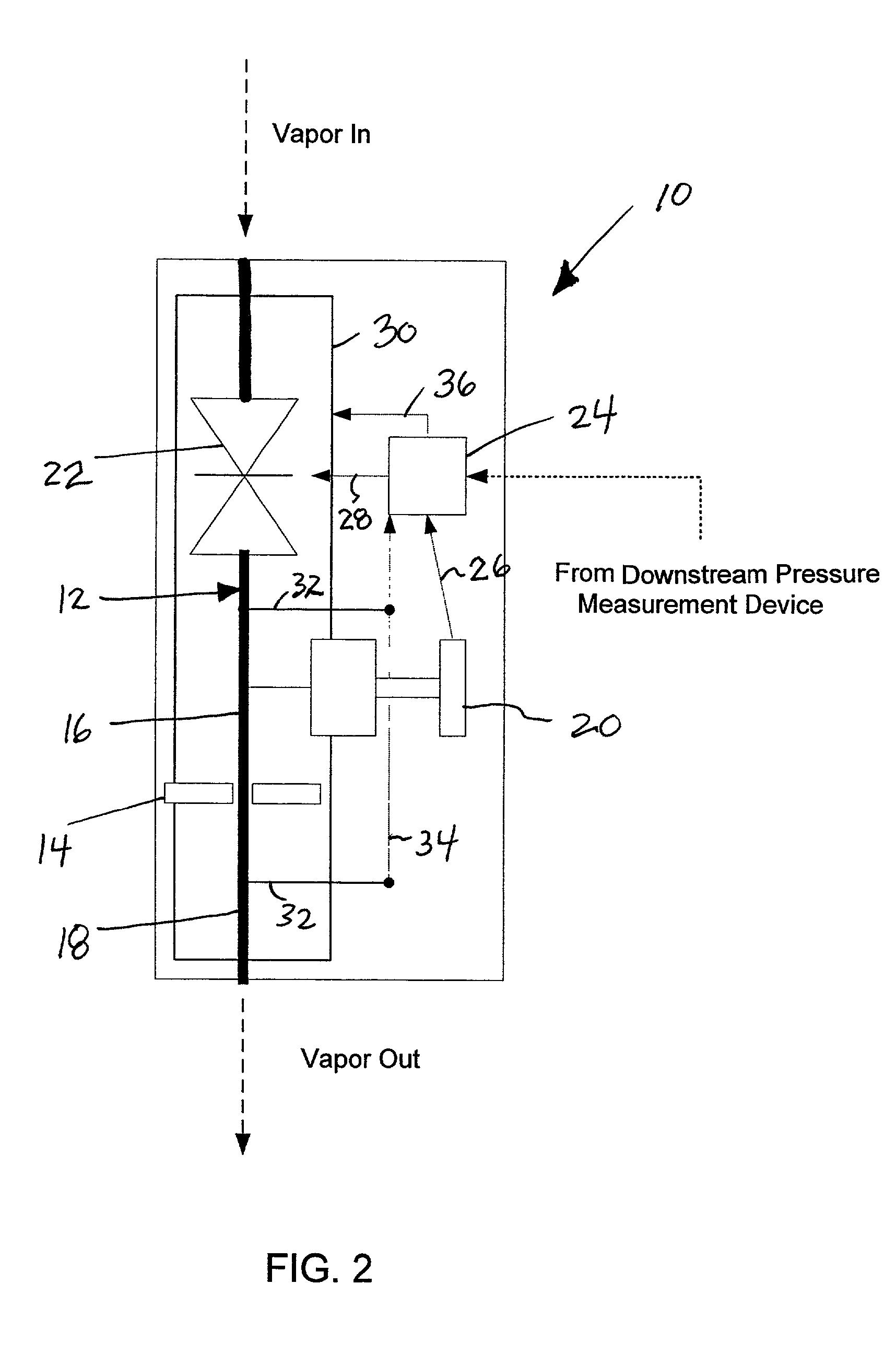 Pressure-based mass flow controller system