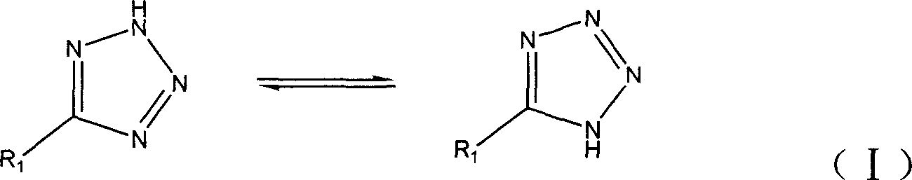 Chemical synthesis method of 1,2,3,4-tetra nitroazole kind compound